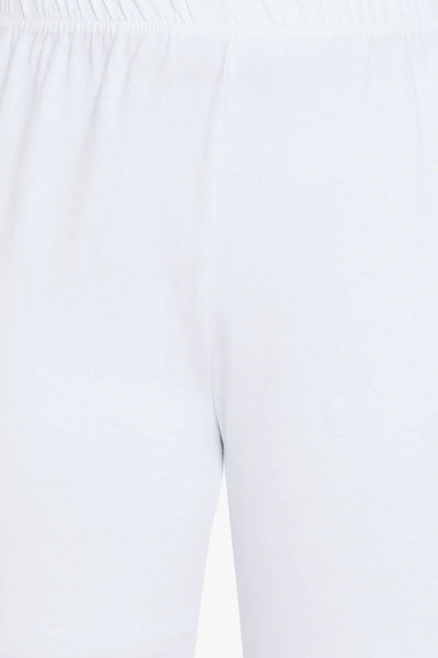 White Colour Leggings