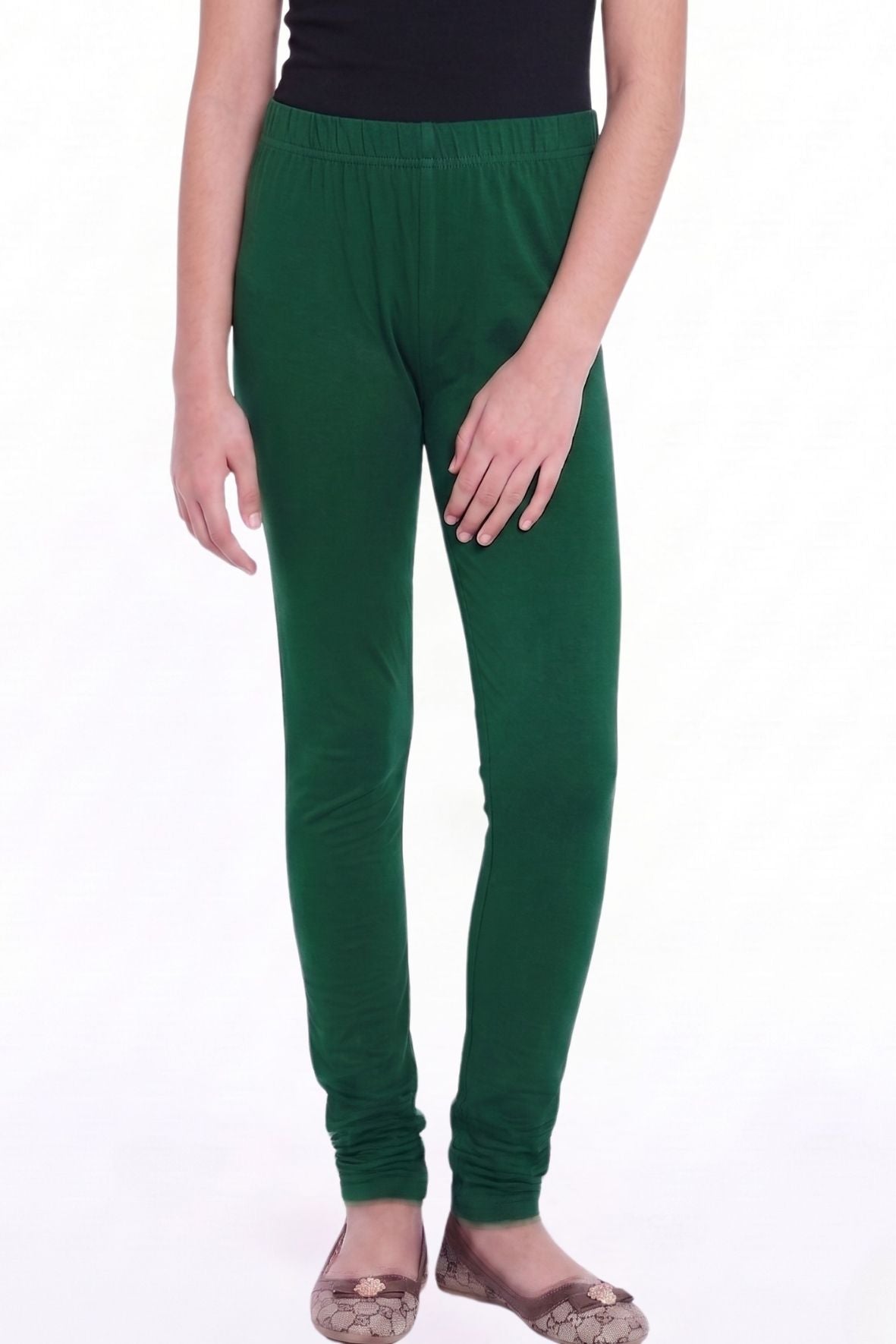Green Colour Leggings