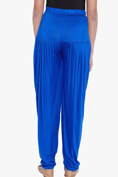 Royal Blue Viscose Dhoti Pants