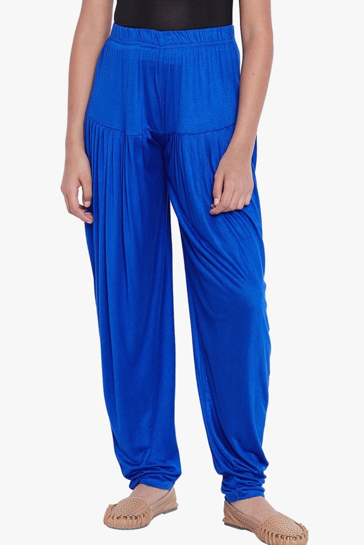 Royal Blue Viscose Dhoti Pants