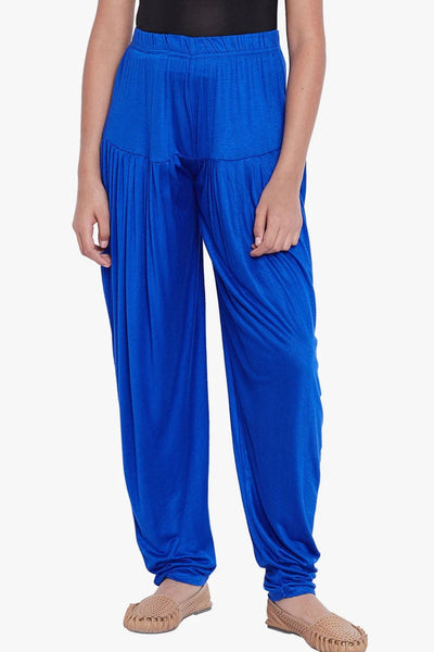 Royal Blue Viscose Dhoti Pants