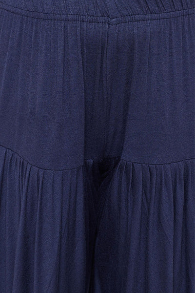 Navy Blue Viscose Dhoti Pants