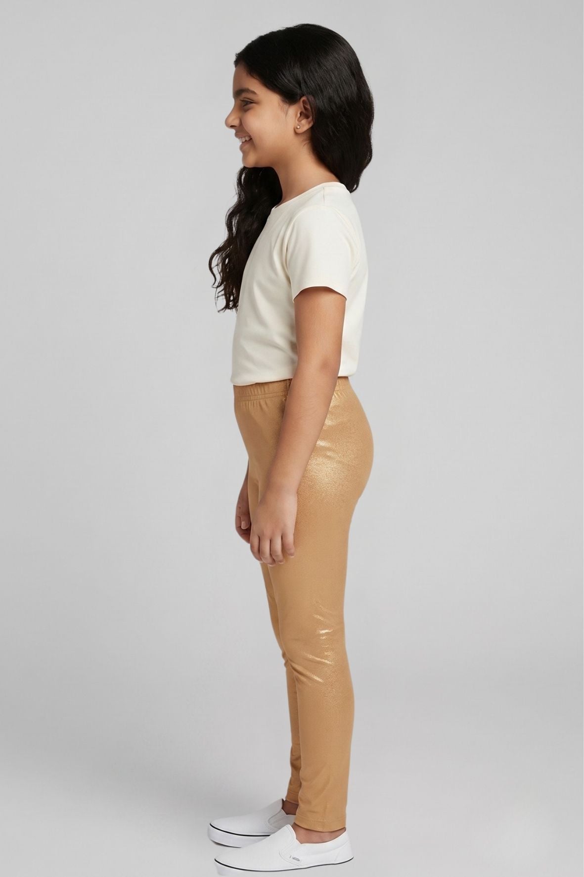 Medium Gold Shimmer Leggings
