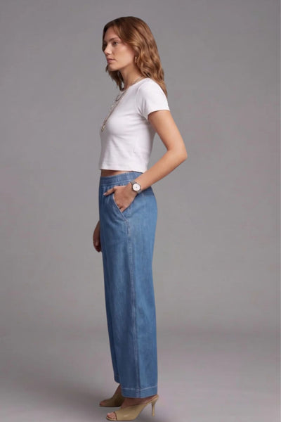 Stone Denim Palazzo