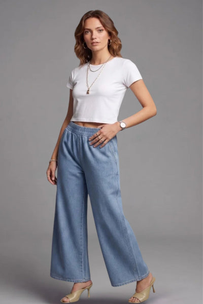 Ice Denim Palazzo