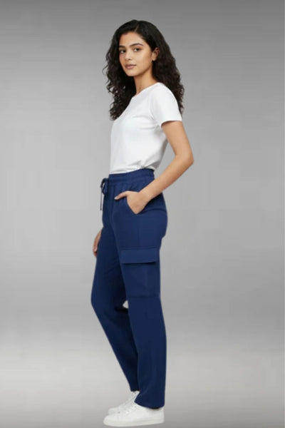 Women’s Navy Blue Cargo Pants