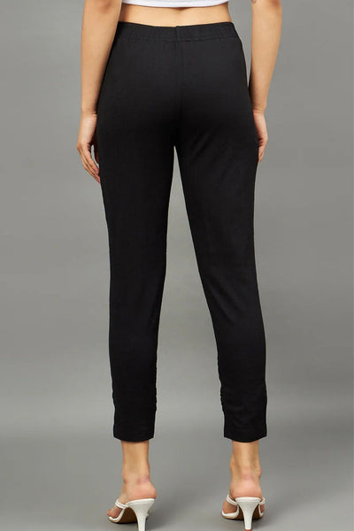 Black Double Lace Pants