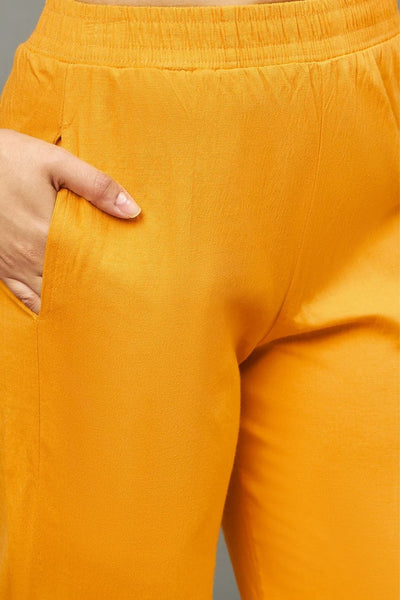Mustard Double Lace Pants