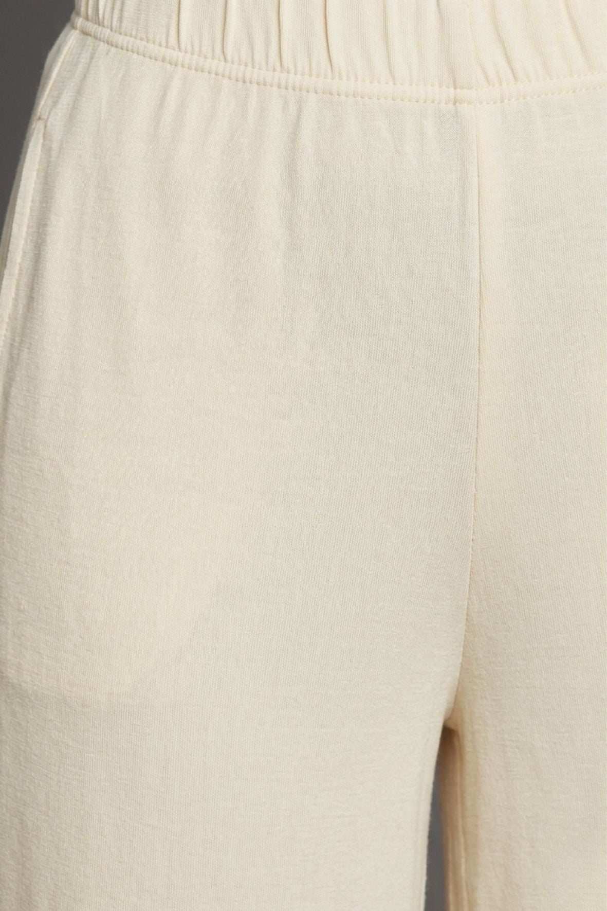 Cream Plain Viscose Palazzo