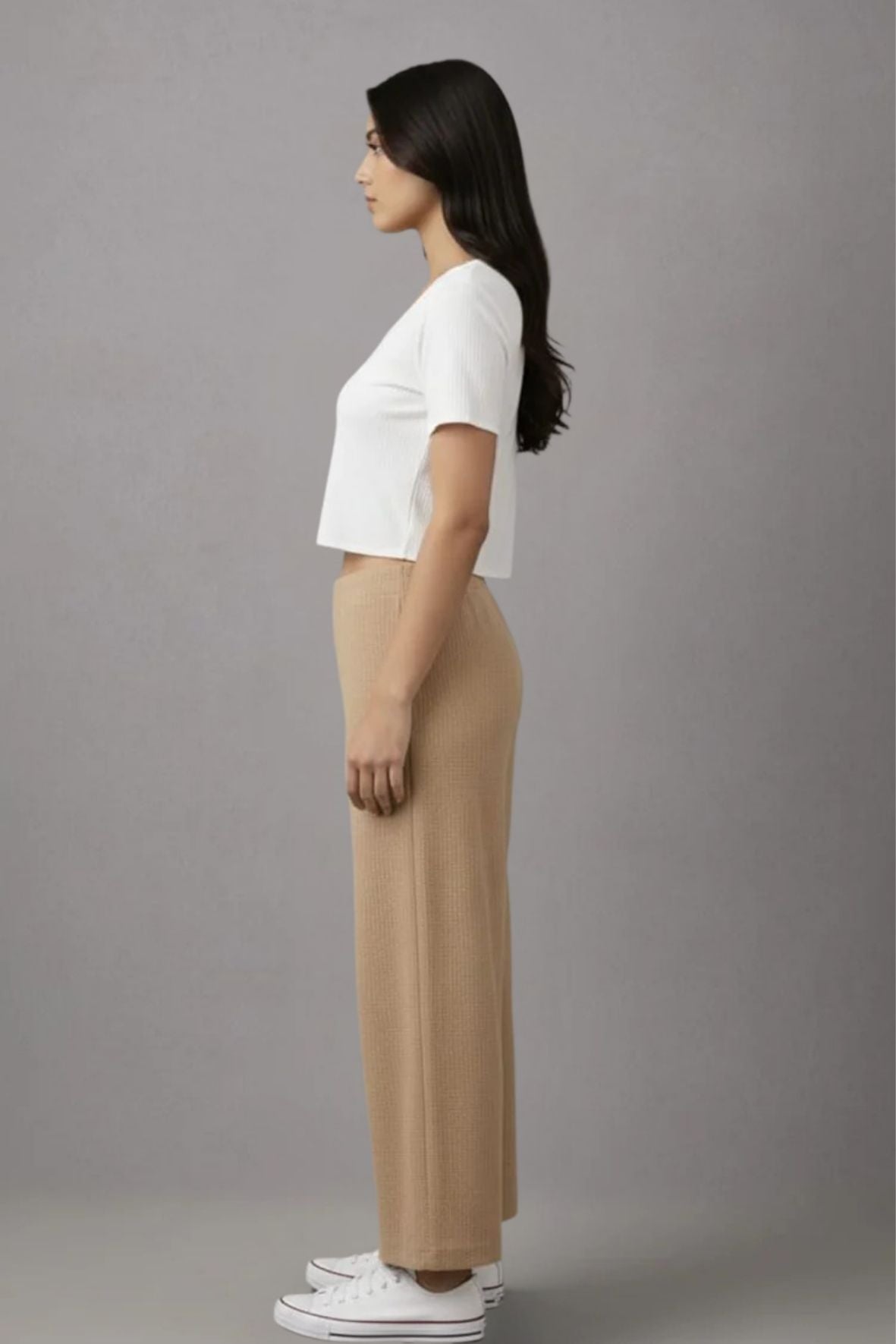 Skin Zara Rib Palazzo