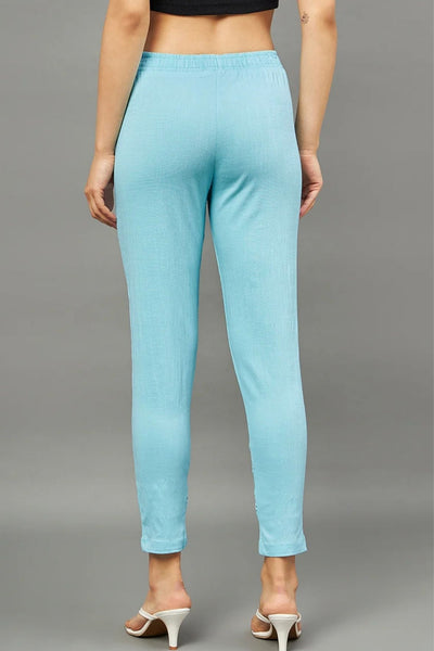 Sky Blue Double Lace Pant