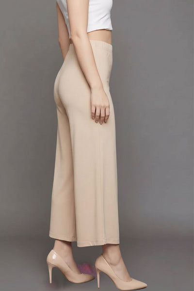 Skin Plain Viscose Palazzo