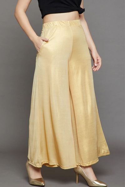 Light Gold Shimmer Palazzo