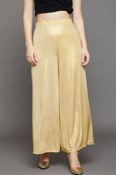 Light Gold Shimmer Palazzo