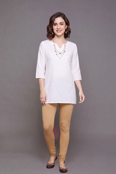 Gold Viscose Chudidar Leggings