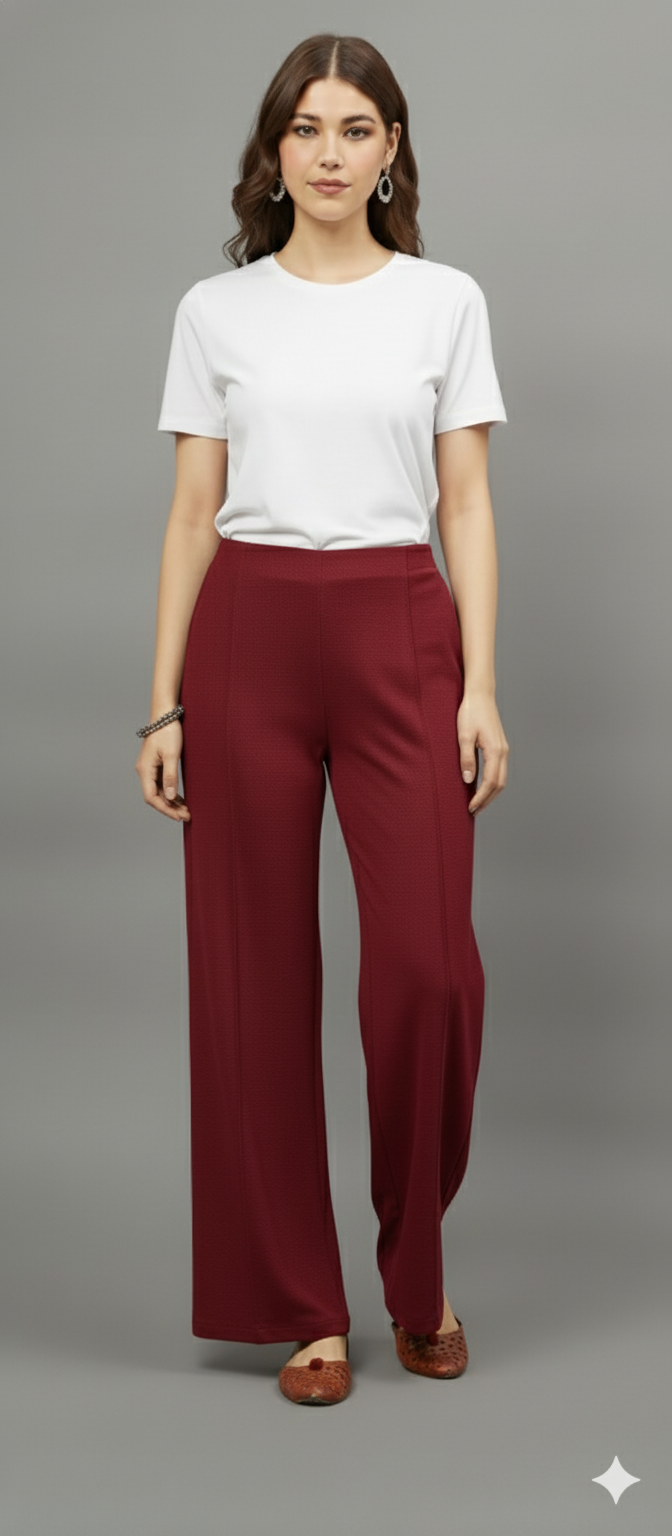 Maroon Women’s Ease-In Trousers