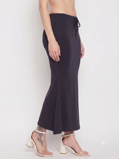 Dark Grey Petticoat Saree Shapewear Inskirt