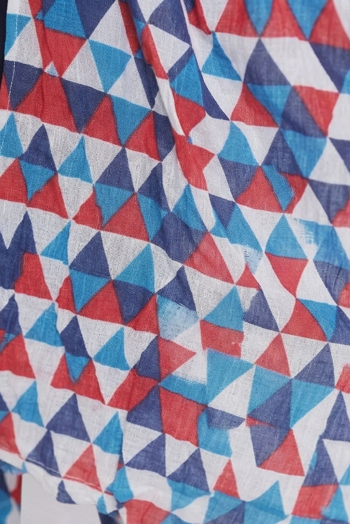 Geometric Pattern Printed Cotton Patiala with Dupatta