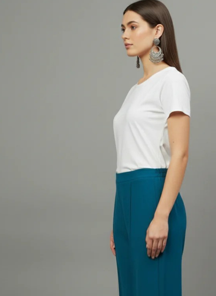 Turquoise Blue Women’s Trousers