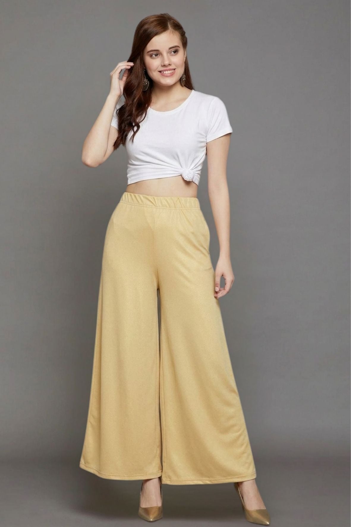 Medium Gold Shimmer Palazzo