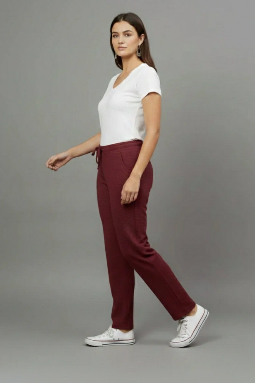 Maroon Women's Fukuro Pants