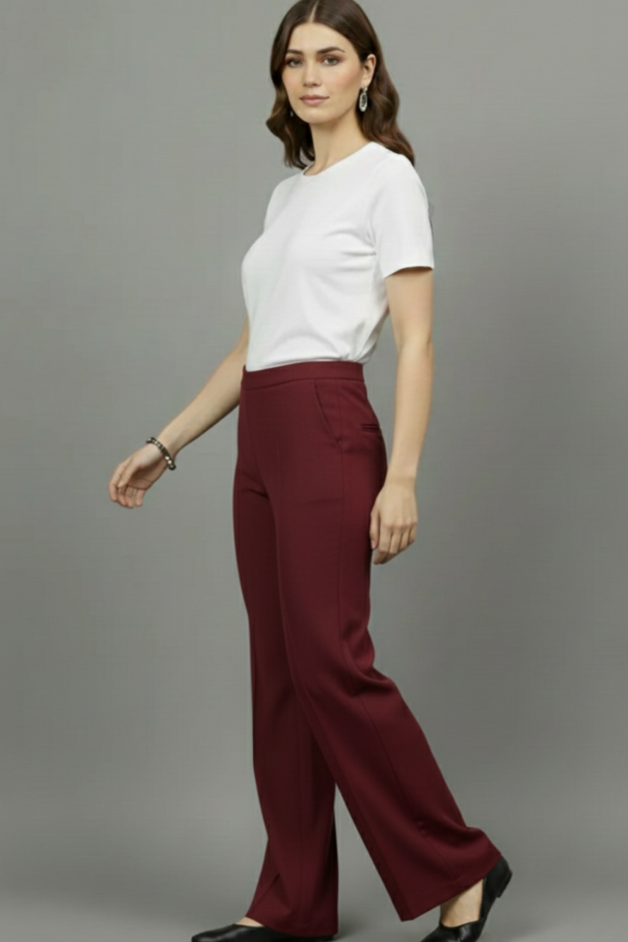 Maroon Women’s Trousers