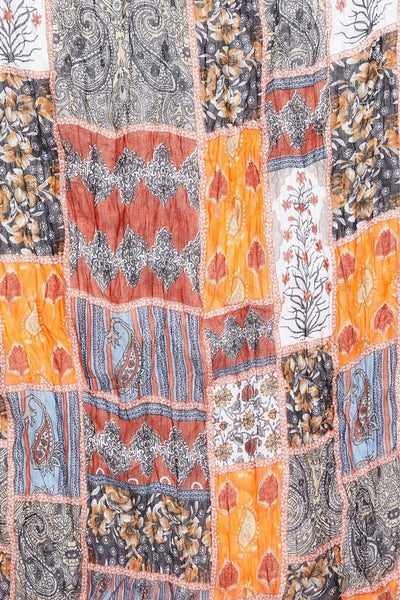 Patch work Printed Cotton Patiala with Dupatta