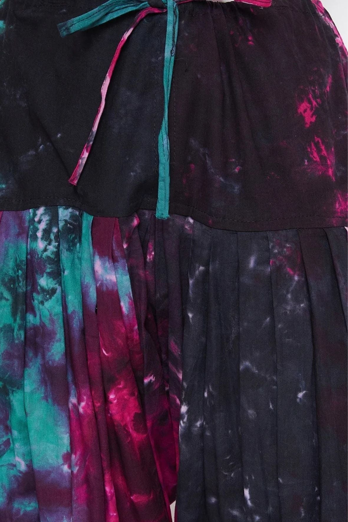 Tie & Dye Printed Cotton Patiala with Dupatta