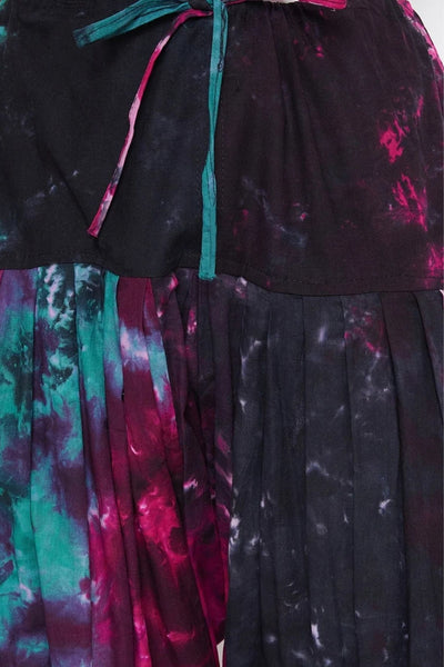 Tie & Dye Printed Cotton Patiala with Dupatta