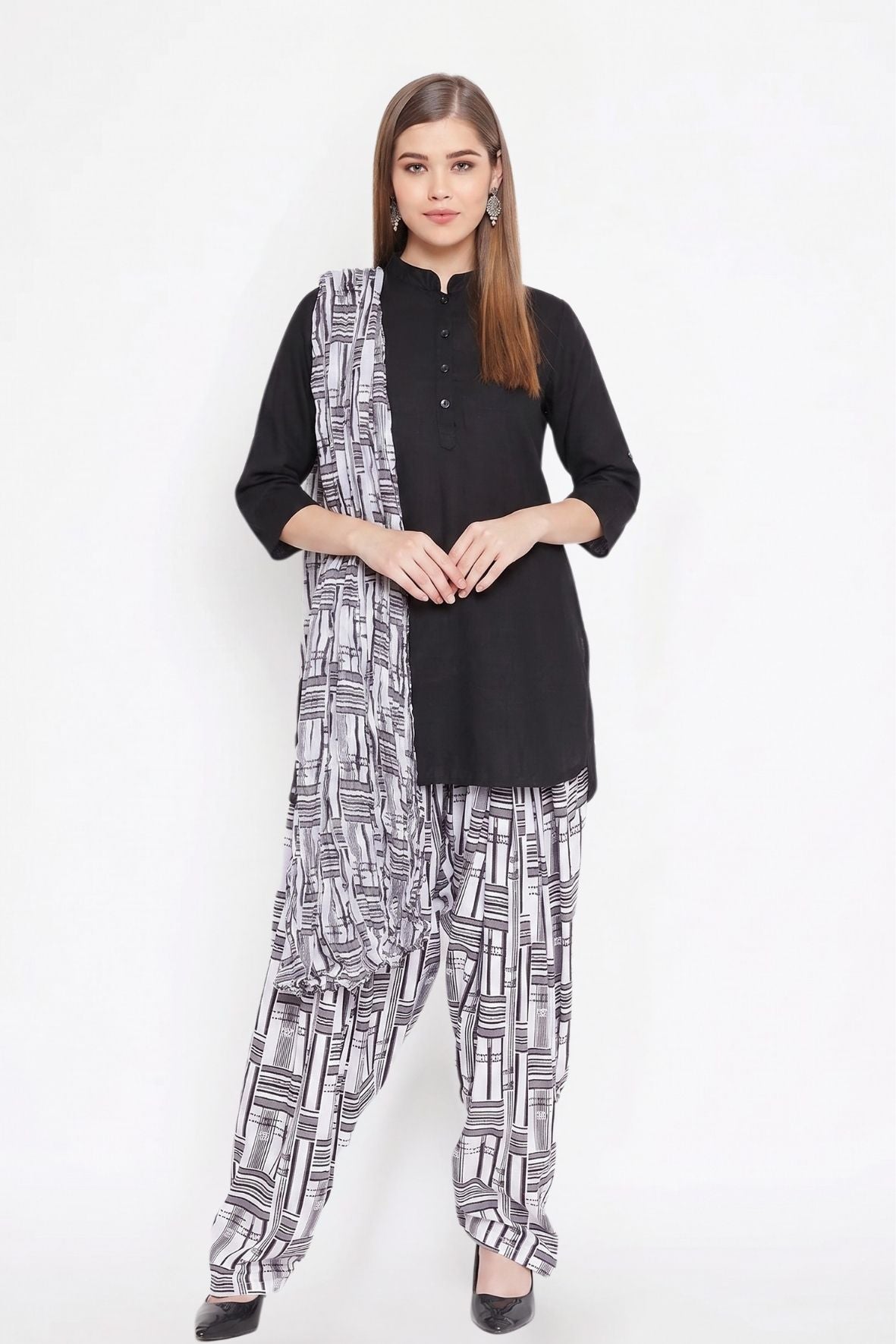 Cotton Patiala with Dupatta