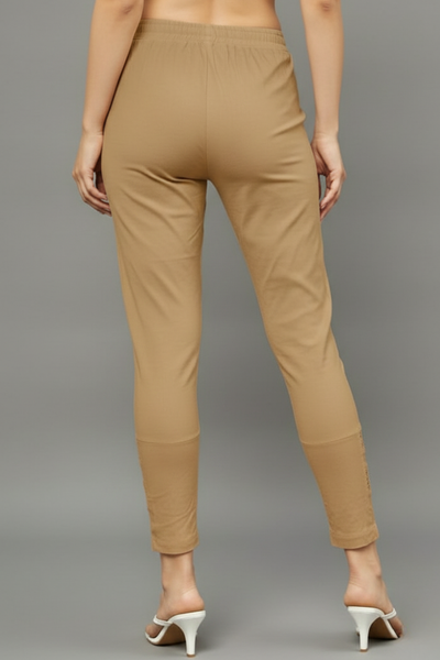 Brown Double Lace Pants