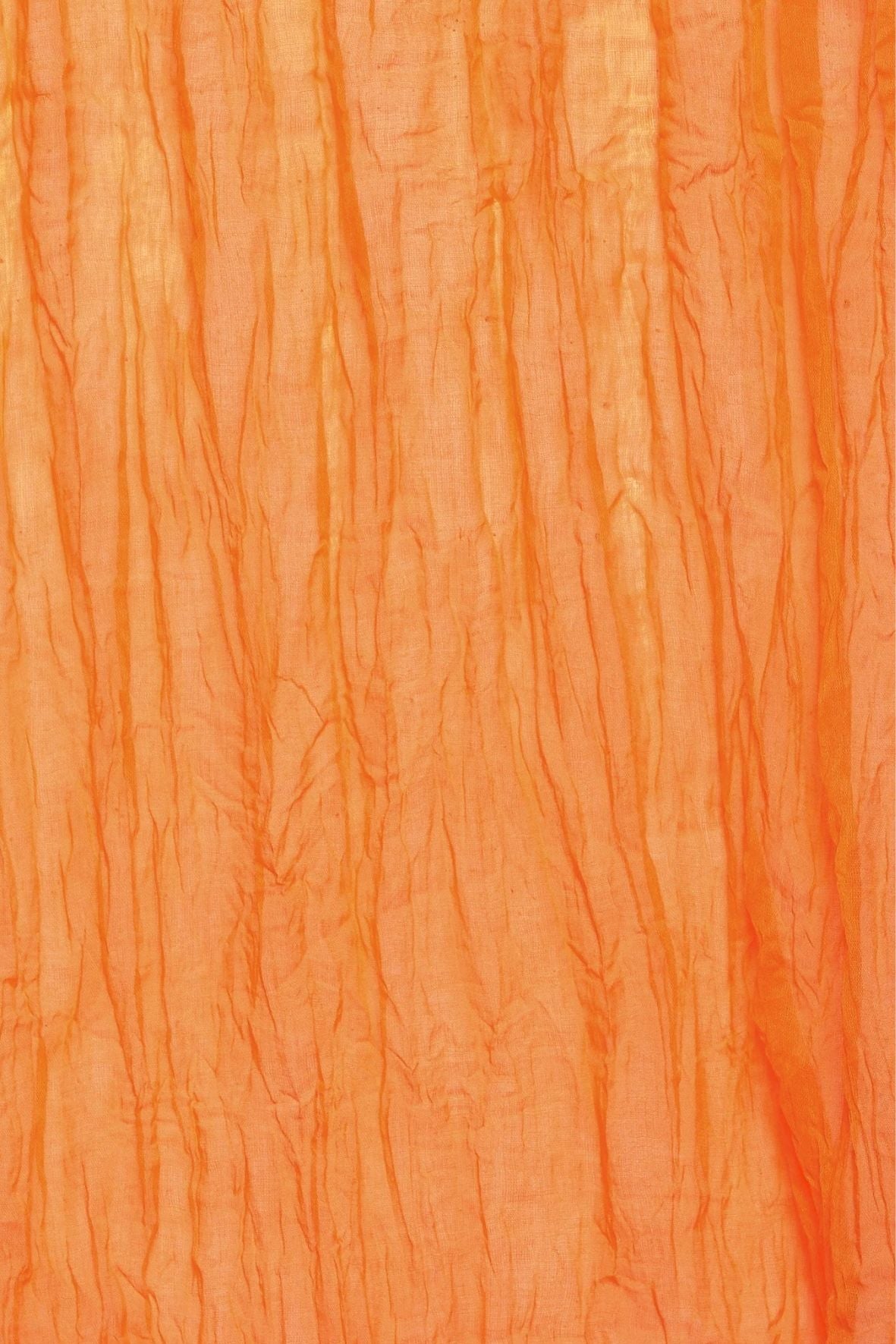 Orange Cotton Plain Patiala with Dupatta