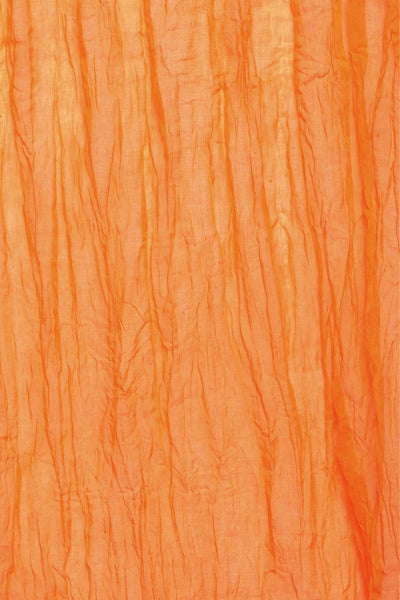 Orange Cotton Plain Patiala with Dupatta