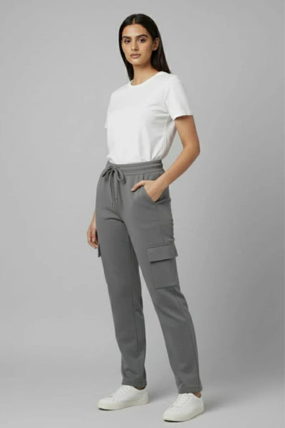 Women’s Grey Cargo Pants