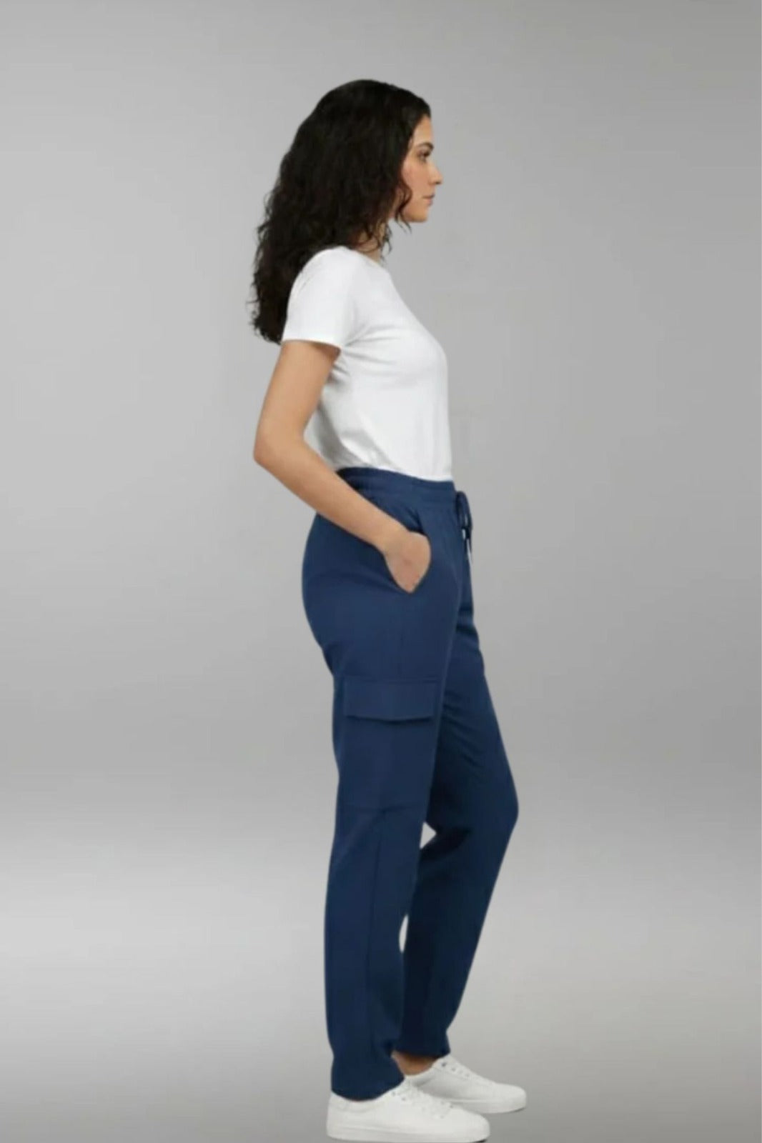 Women’s Dark Blue Cargo Pants