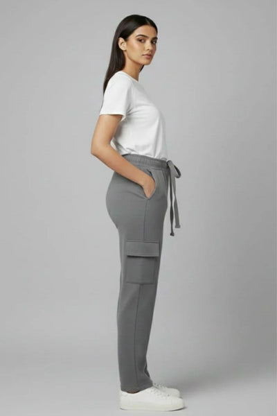 Women’s Grey Cargo Pants