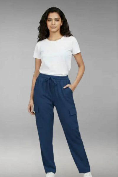 Women’s Dark Blue Cargo Pants