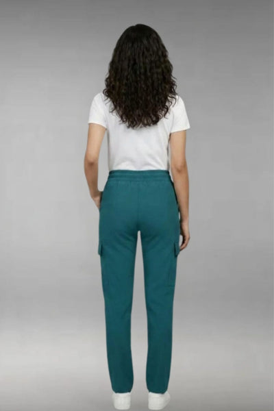 Women’s Bottle Green Cargo Pants