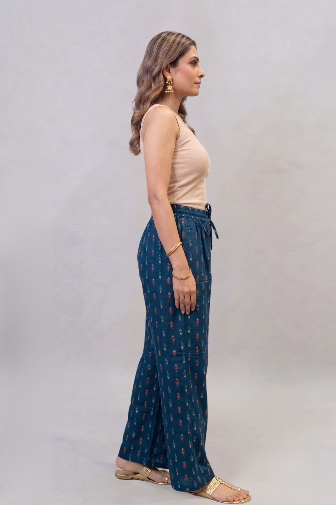 Indigo Printed Palazzo