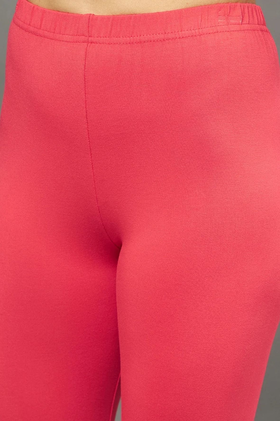 Peach Viscose Chudidar Leggings