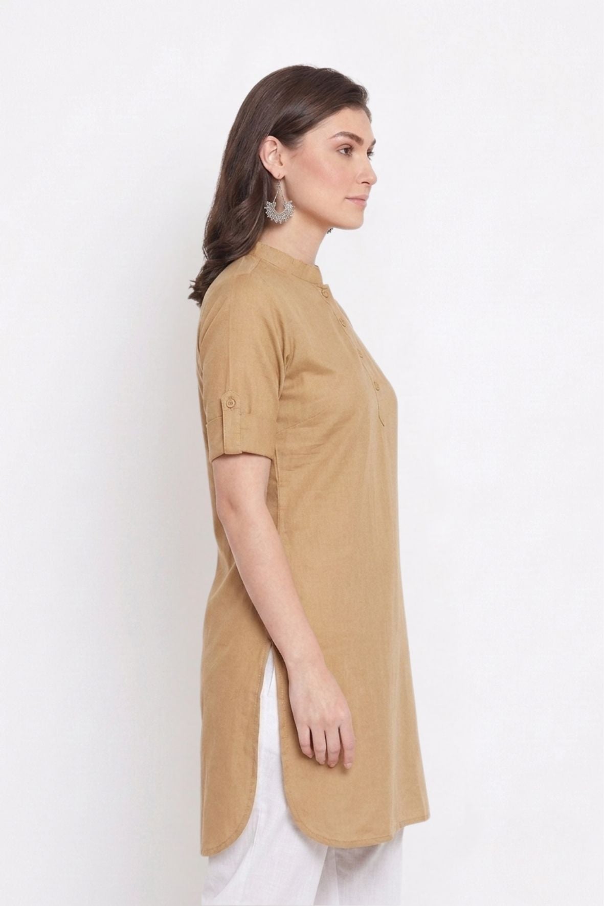 Skin Solid Color Kurti