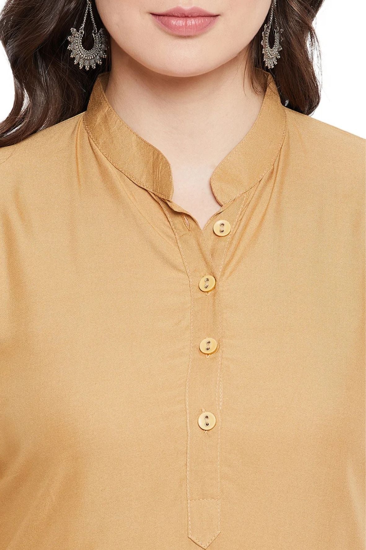 Skin Solid Color Kurti