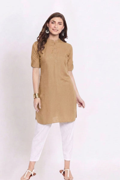 Skin Solid Color Kurti