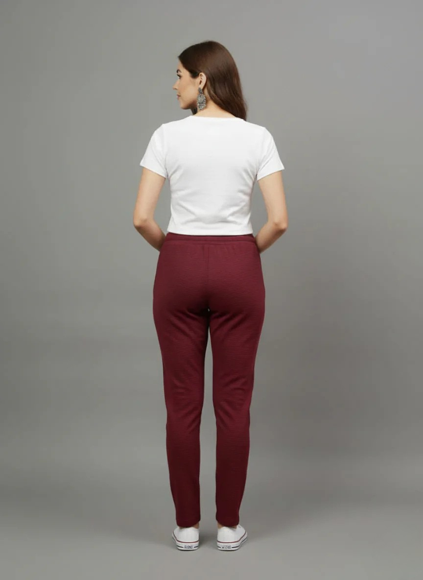 Maroon Women's Fukuro Pants