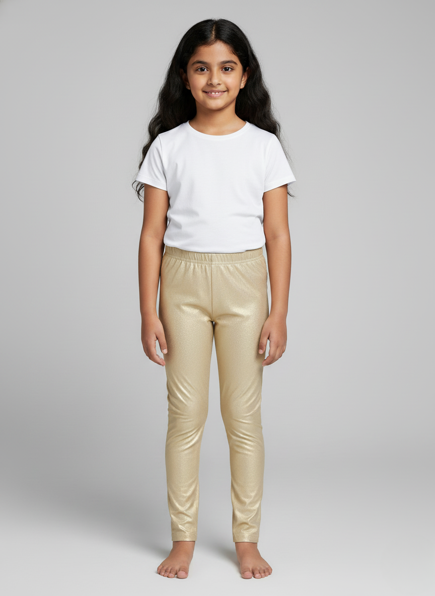Light Gold Shimmer Leggings