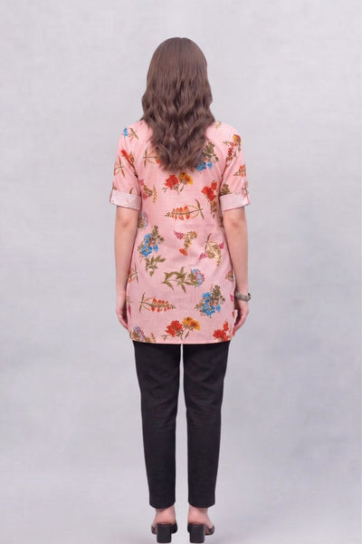 Vintage Floral Printed Kurti