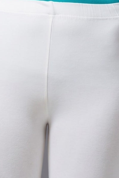 White Viscose Ankle Legging