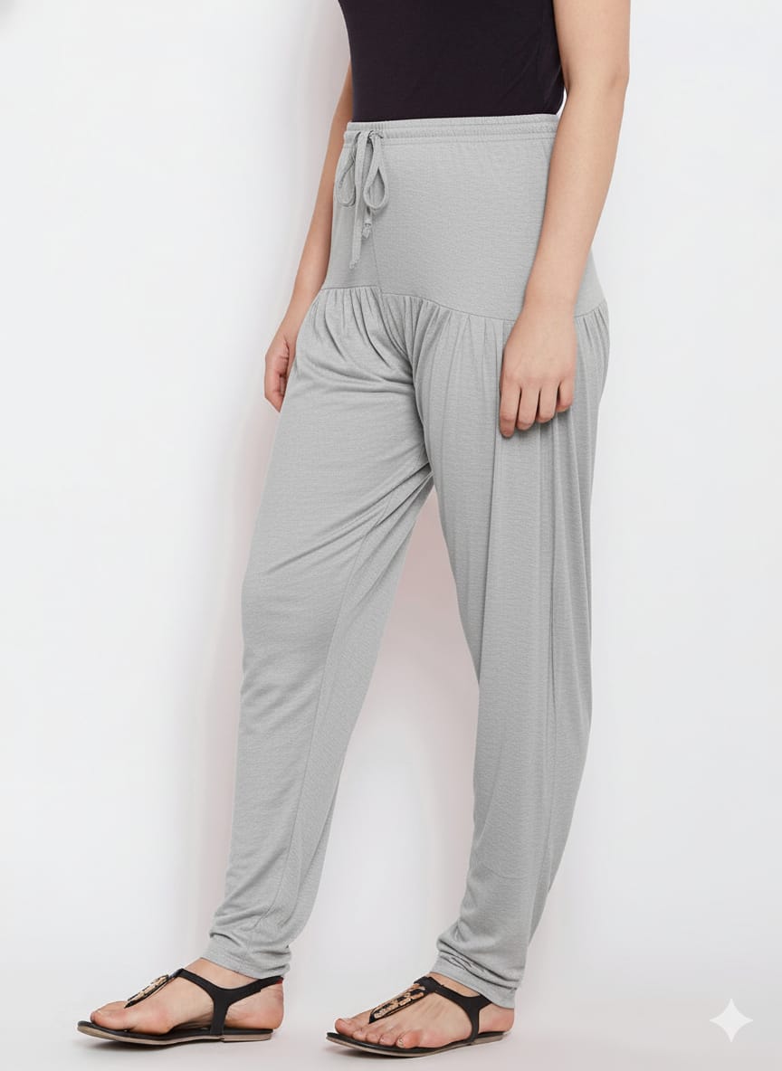 Grey Plain Viscose Patiala