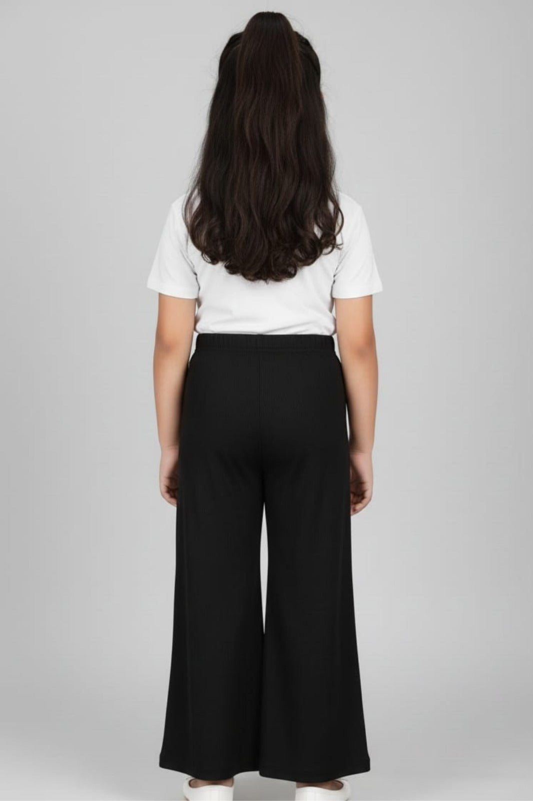 Kids Black Stretchable Imported Palazzo