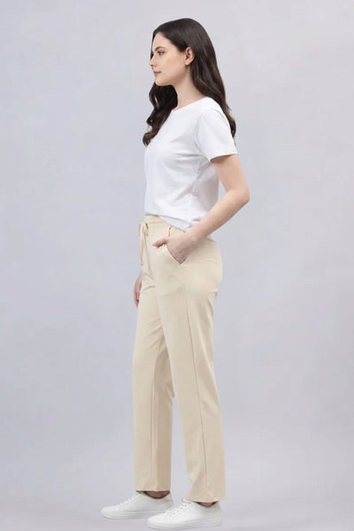 Cream Joggers